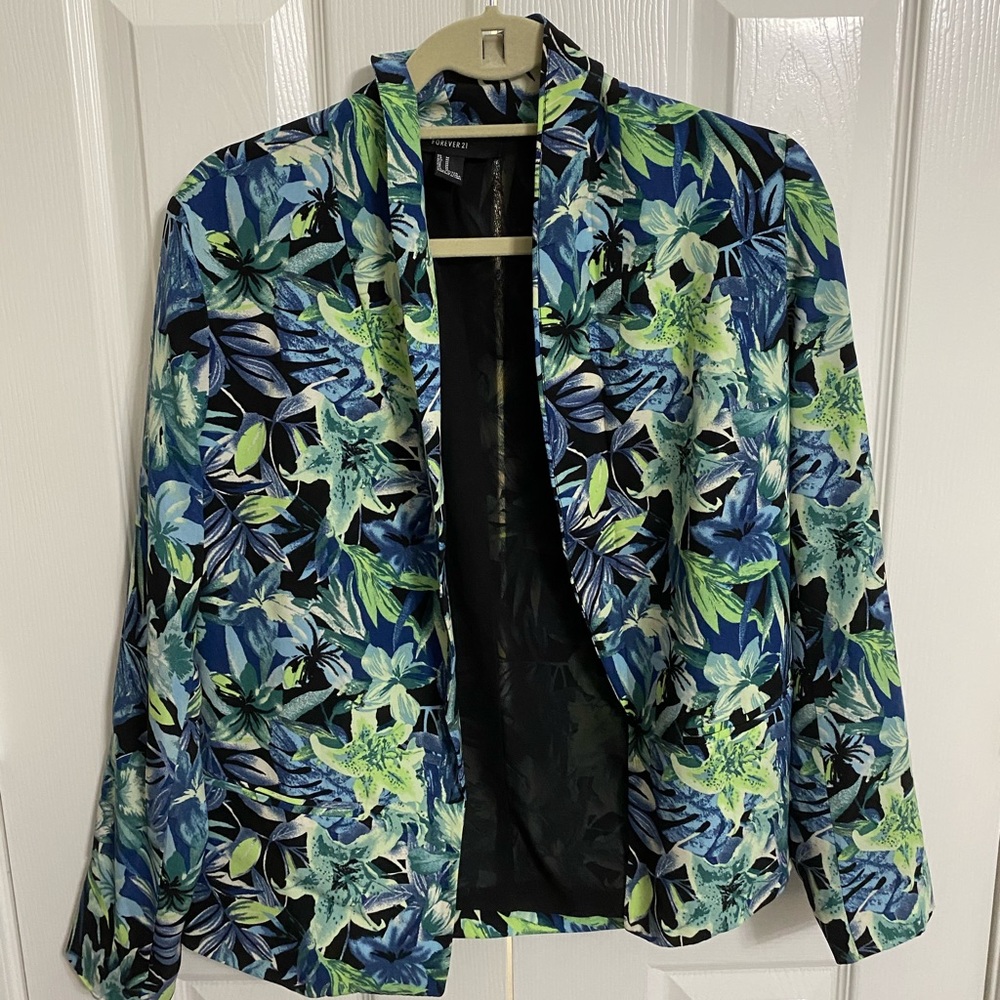 Floral Blazer